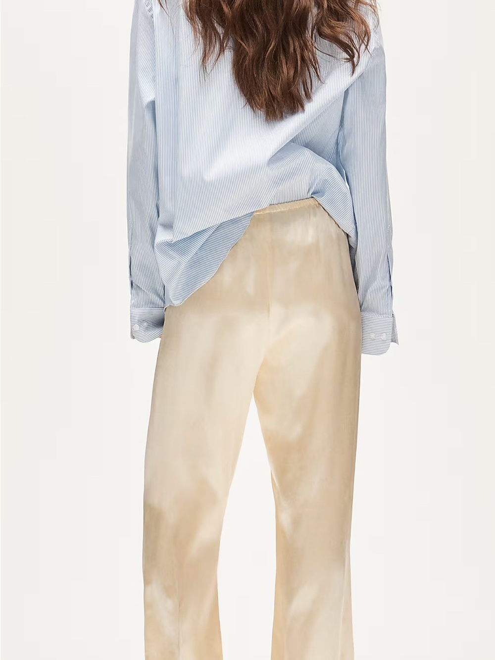 J. Crew Satin Wide-Leg Pants in Luster Charmeuse - Picture 4 of 6